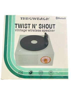 Twist N Shout Vintage Wireless Speaker NIB